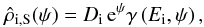 \appendix \setcounter{section}{1} \begin{equation} \label{rhoS} \hat{\rho}_{\rm i,S}(\psi)=D_{\rm i}\,\mathrm{e}^{\psi}\gamma\left(E_{\rm i},\psi\right), \end{equation}