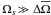 \hbox{$\Omega_s\!>\!\!>\Delta{\overline\Omega}$}