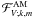 \hbox{${\mathcal F}_{V;k,m}^{\rm AM}$}