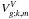 \hbox{$V_{g;k,m}^{V}$}