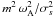 \hbox{$m^2\,{\omega_{\rm A}^2}/{\sigma_s^2}$}