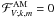 \hbox{${\mathcal F}_{V;k,m}^{\rm AM}=0$}