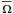 \hbox{$\overline\Omega$}