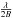 \hbox{$\frac{\lambda}{2B}$}