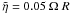 \hbox{$\tilde\eta=0.05 \ \Omega \ R$}