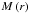\hbox{$M\left(r\right)$}