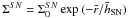 \hbox{$\Sigma^{SN}=\Sigma_0^{SN}\exp{(-\tilde{r}/\tilde{h}_{\mathrm{SN}})}$}
