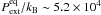\hbox{$P_{\rm ext}^{\rm eq}/k_{\rm B}\sim5.2\times10^4$}