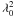 \hbox{$\lambda_0^2$}