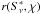 \hbox{$r(S^*_{\nu},\chi)$}