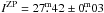 \hbox{$I^{\rm ZP} = 27\fm42\pm 0\fm03$}