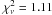\hbox{$\chi_{\nu}^2=1.11$}