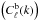 \hbox{$\left(C^{\rm b}_\ell(k)\right)$}