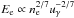 \hbox{$E_{\rm e} \propto n_{\rm e}^{2/7} u_{\gamma}^{-2/7}$}