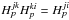 \hbox{$H^{jk}_{p}H^{ki}_{p}=H_{p}^{ji}$}