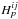 \hbox{$H^{ij}_{p}$}