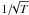 \hbox{$1/\!\!\sqrt{T}$}