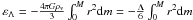 \hbox{$\varepsilon_\Lambda = -\frac{4\pi G\rho_v}{3}\int_0^M r^2 {\rm d}m=-\frac{\Lambda}{6}\int_0^M r^2 {\rm d}m$}