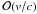 \hbox{$\mathcal{O}(v/c)$}