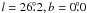 \hbox{$l = 26\fdg2, b = 0\fdg0$}