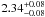\hbox{$2.34^{+0.08}_{-0.08}$}