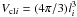 \hbox{$\vcli=(4\pi/3)l_i^3$}