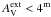 \hbox{$A_{\rm V}^{\rm ext}<4^{\rm m}$}