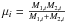 \hbox{$\mu_i=\frac{M_{1,i} M_{2,i}}{M_{1,i}+M_{2,i}}$}