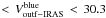 \hbox{$<\,V_{\rm{outf-IRAS}}^{\rm{blue}}\,<\,30.3$}