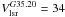 \hbox{$V_{\rm{lsr}}^{G35.20}=34$}