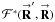 \hbox{$\mathcal{F}^{*}(\vecbf{R}^{\prime},\vecbf{R})$}
