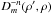 \hbox{$D_{m}^{-n}(\rho^{\prime},\rho)$}
