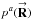 \hbox{$p^{a}(\vecbf{R})$}