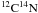 \hbox{$^{12}{\rm C}^{14}{\rm N}$}