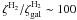 \hbox{$\zeta^{{\rm H}_2}/\zeta^{{\rm H}_2}_{\rm gal} \sim 100$}