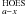 \hbox{$^{\rm HOES}_{a-x}$}