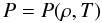 \appendix \setcounter{section}{1} \begin{equation} P=P(\rho, T) \label{Eq2} \end{equation}