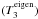 \hbox{$({T}_3^{{\rm eigen}})$}