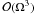 \hbox{${\cal O}(\Omega^3)$}
