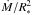 \hbox{$\Mdot/\Rstar^2$}