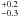\hbox{$^{+0.2}_{-0.3}$}
