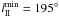 \hbox{$l_{\rm II}^{\rm min}=195{\degr}$}