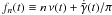 \hbox{$f_n(t)\equiv{}n\,{}\nu{}(t)+\dot{\tilde{\gamma{}}}(t)/\pi{}$}