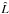 \hbox{$\hat{L}$}