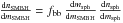 \hbox{$\frac{{\rm d}n_{\rm SMBH}}{{\rm d}m_{\rm SMBH}}=f_{\rm bb}\,\frac{{\rm d}m_{\rm sph}}{{\rm d}m_{\rm SMBH}}\,\frac{{\rm d}n_{\rm sph}}{{\rm d}m_{\rm sph}}$}