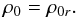 \begin{equation} \rho_0 = \rho_{0r}. \label{rhopropreconstant} \end{equation}