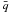 \hbox{$\bar q$}