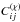 \hbox{$C_{ij}^{(\chi)}$}
