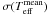 \hbox{$\sigma(T^{\rm mean}_{\rm eff})$}