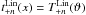 \hbox{$t_{+n}^\mathrm{Lin} (x)=T_{+n}^\mathrm{Lin}(\vartheta)$}